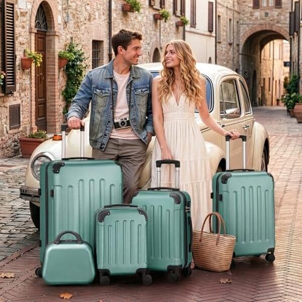 Découvrez notre test complet du set de valises LeadZM avec vanity case turquoise : qualité, design et fonctionnalités pour vos voyages.