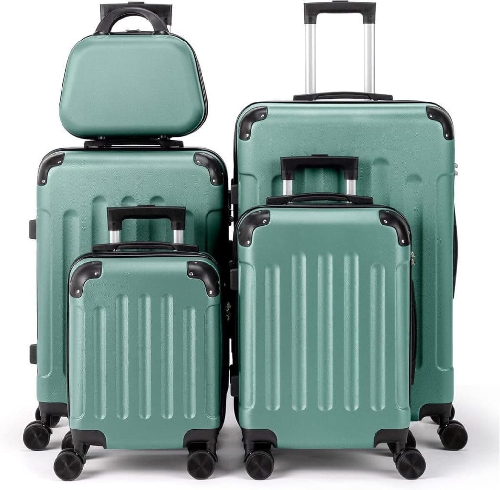 Test : set de valises LeadZM avec vanity case (turquoise)