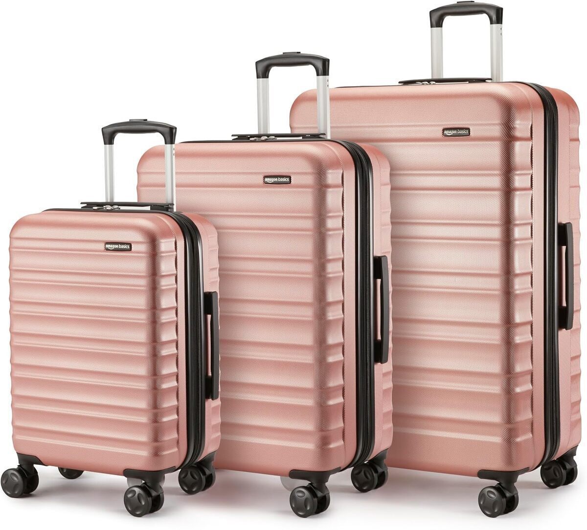 Test : valises rigides Amazon Basics en abs, légères et résistantes