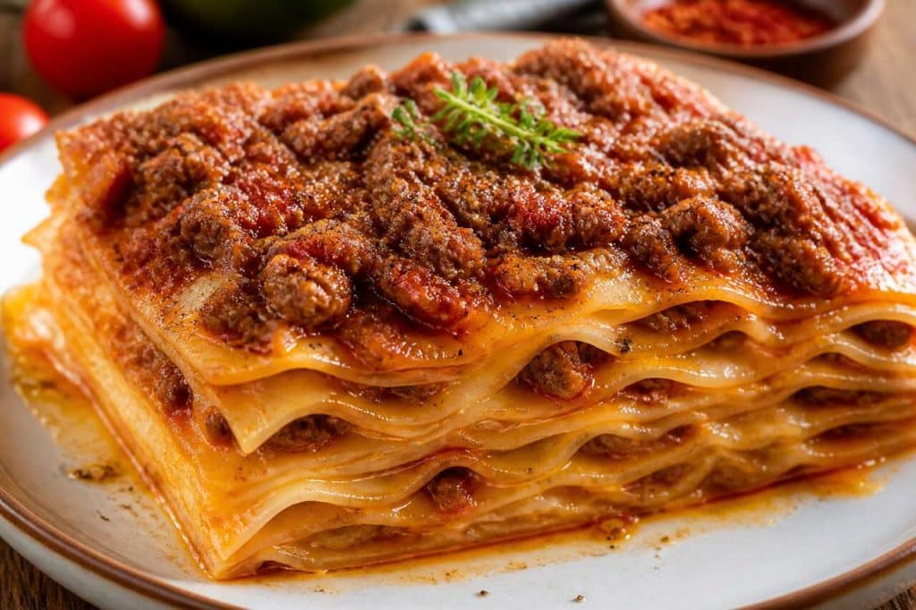 Recette de lasagnes de galettes turques yaglama