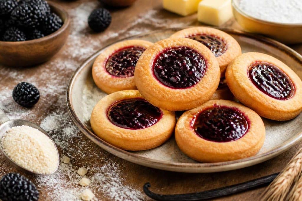 Sablés à la gelée de mûres : une recette fondante et gourmande