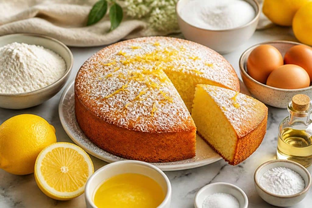 Cake au citron imbibé : la recette moelleuse et parfumée