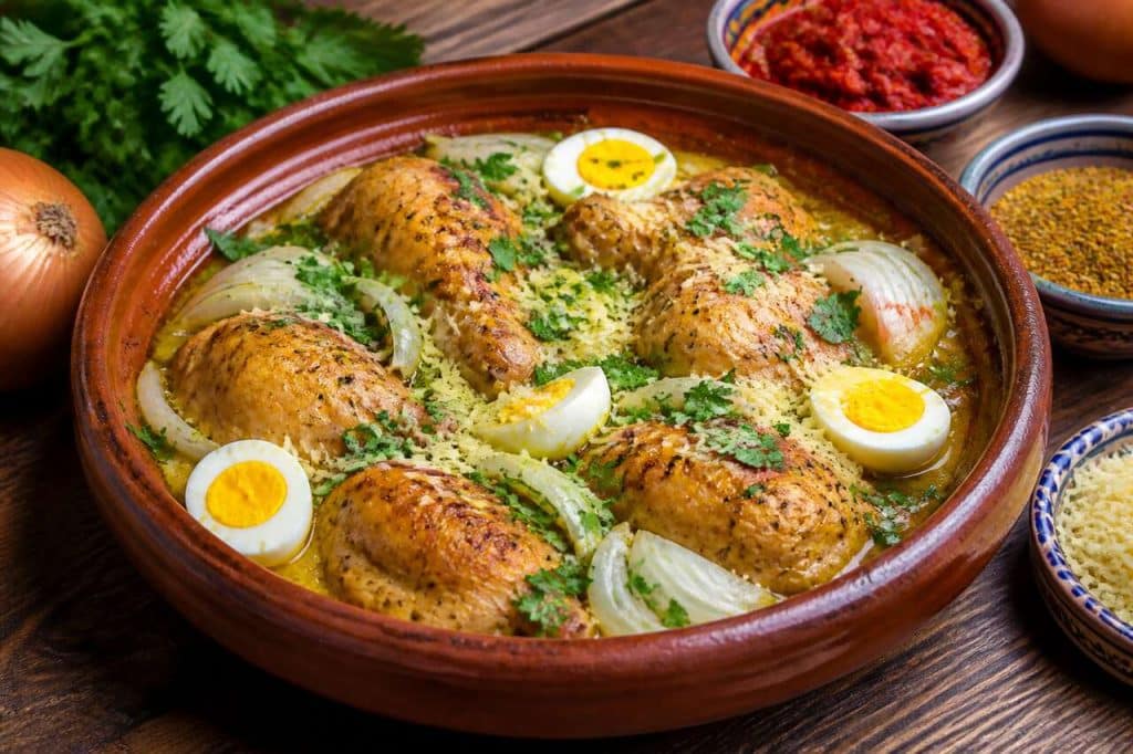 Recette du tajine tunisien au poulet