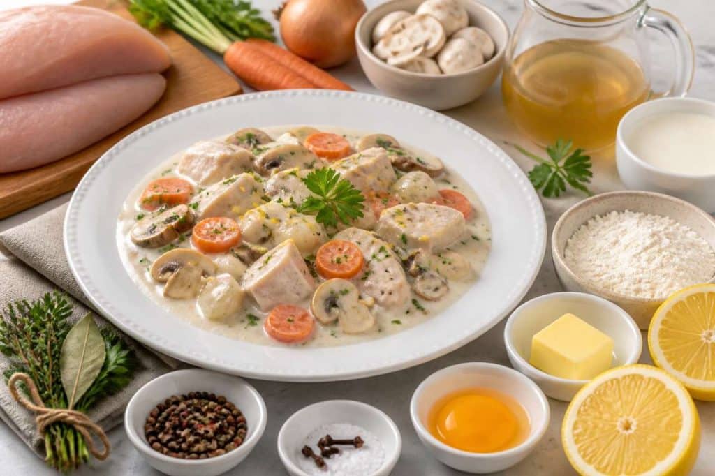 Recette de blanquette de dinde facile sans vin blanc