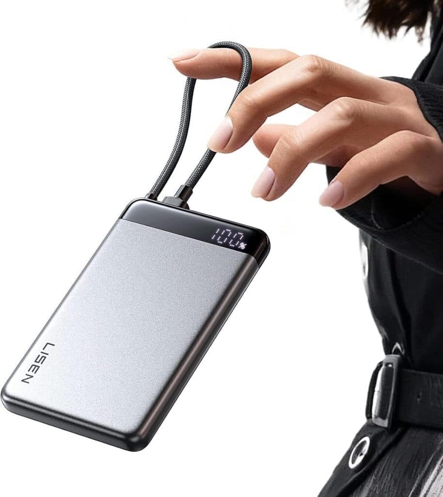 Test de la batterie externe LISEN Power Bank Slim 20 000 mAh