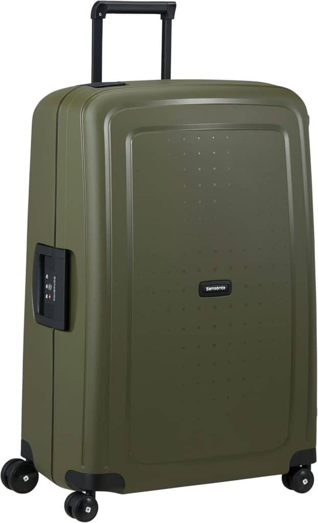 Test de la valise Samsonite S'Cure spinner L 75 cm 102 l verte