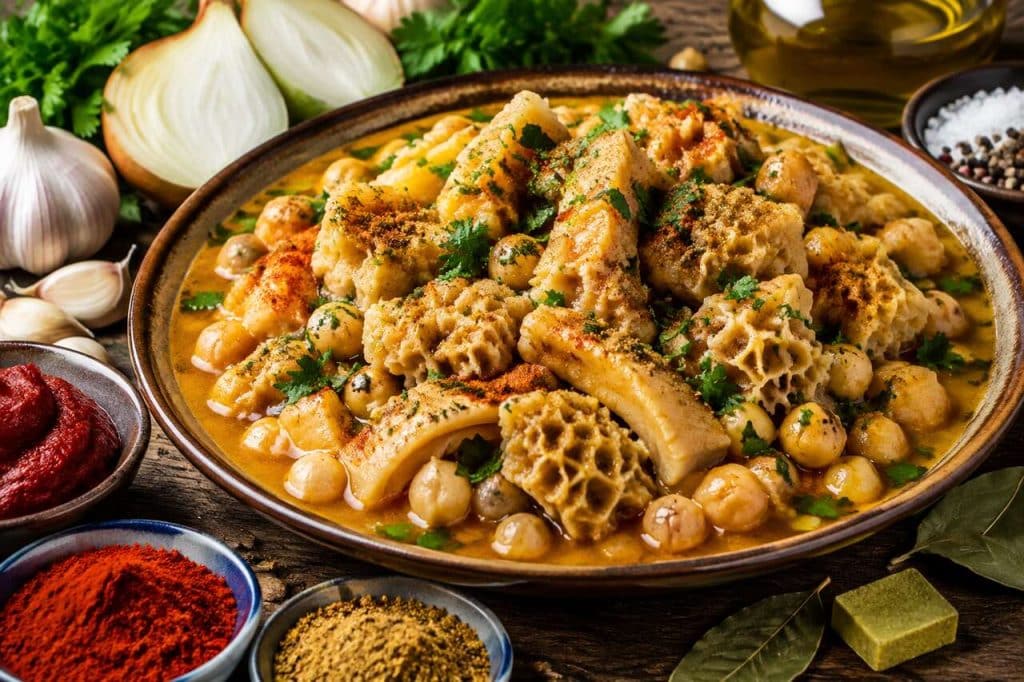 Recette de tripes de mouton aux pois chiches