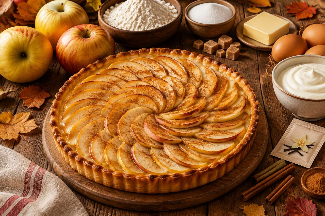 Recette de la tarte suisse aux pommes : un gâteau facile et fondant