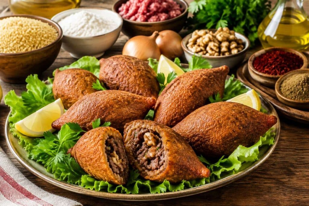 Recette d'içli köfte : boulettes de boulgour farcies à la viande, spécialité turque