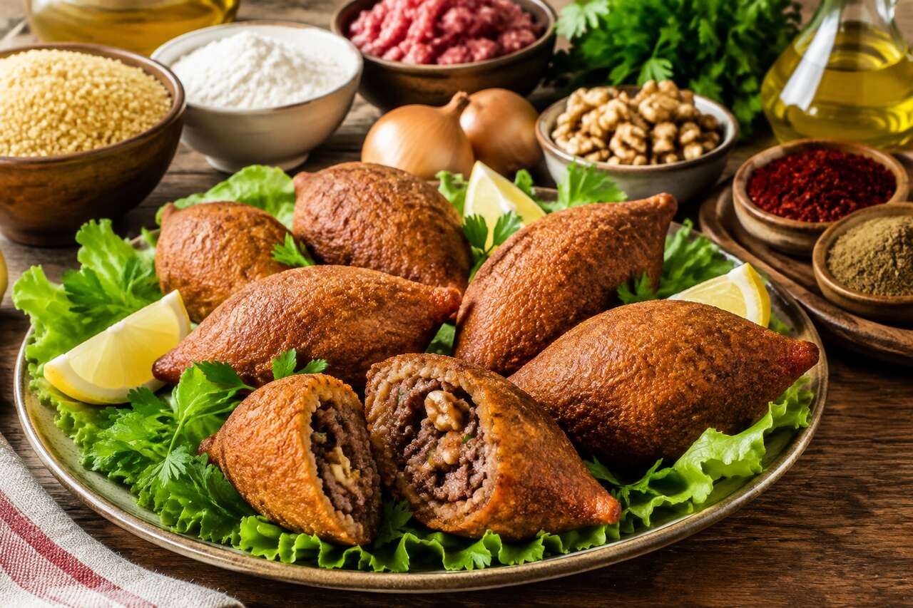 Recette d'içli köfte : boulettes de boulgour farcies à la viande, spécialité turque