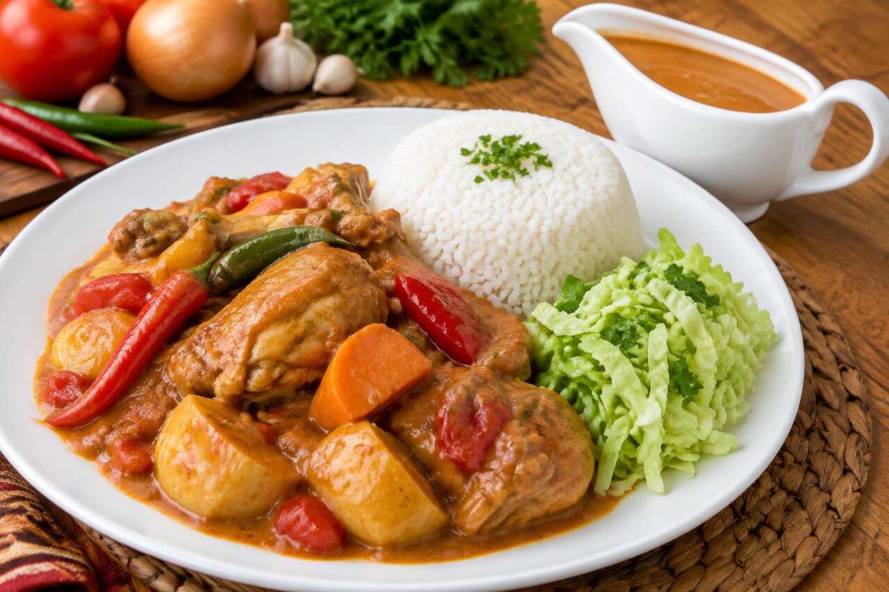 Recette du poulet mafé sénégalais à la sauce arachide