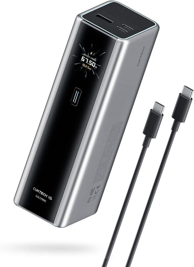 Test de la batterie externe CUKTECH 15 Ultra : puissance et polyvalence