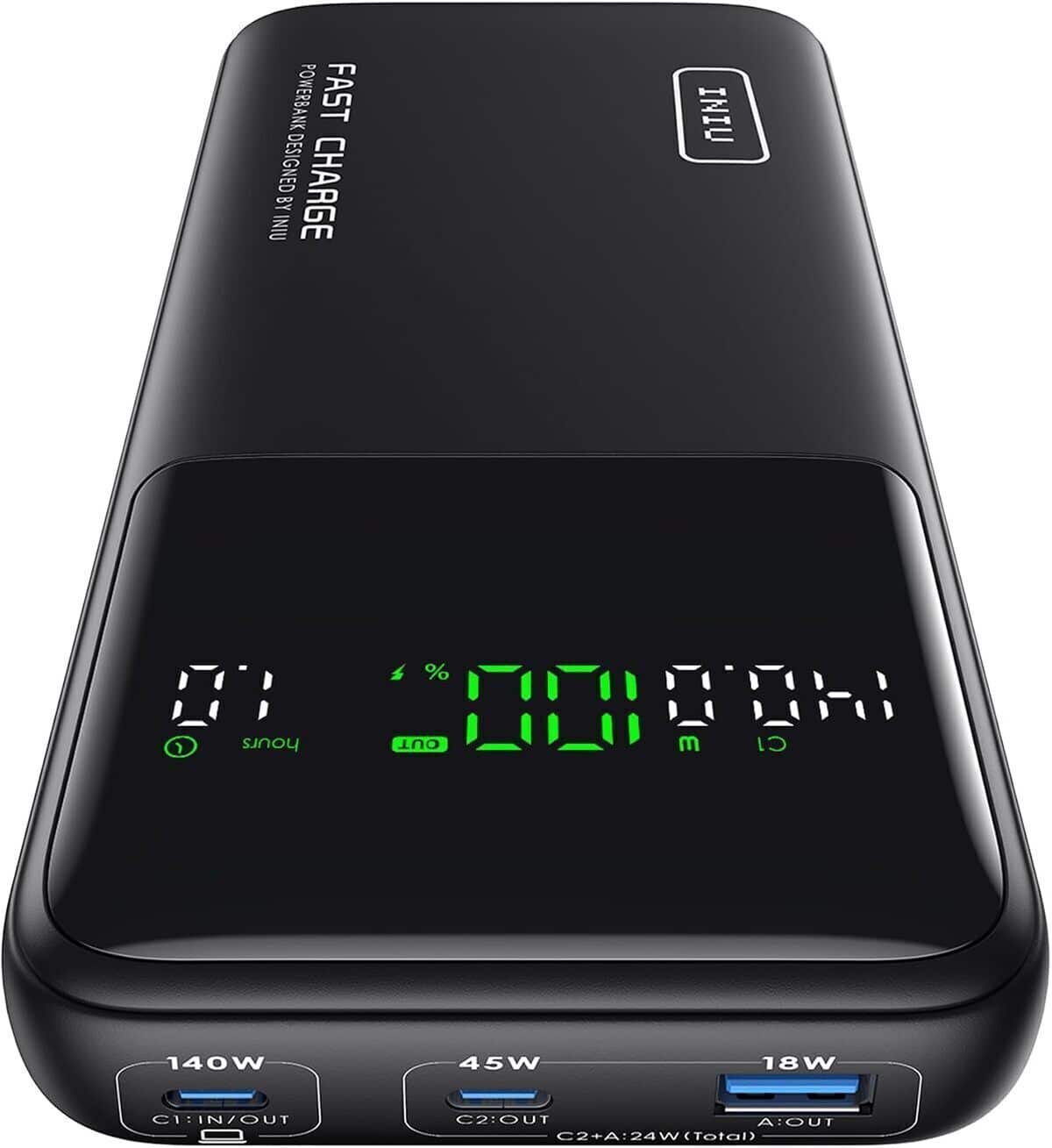 Test de la batterie externe INIU 27000mAh 140W : puissance et polyvalence